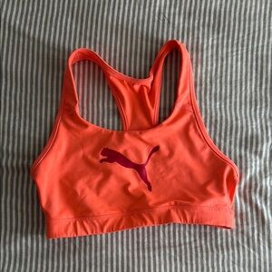 Puma Vibrant Coral Sports Bra
